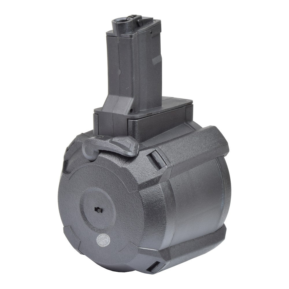 A&K CARICATORE DRUM  ELETTRICO 1200 COLPI PER SERIE MP5 NERO (B90-4C BK)
