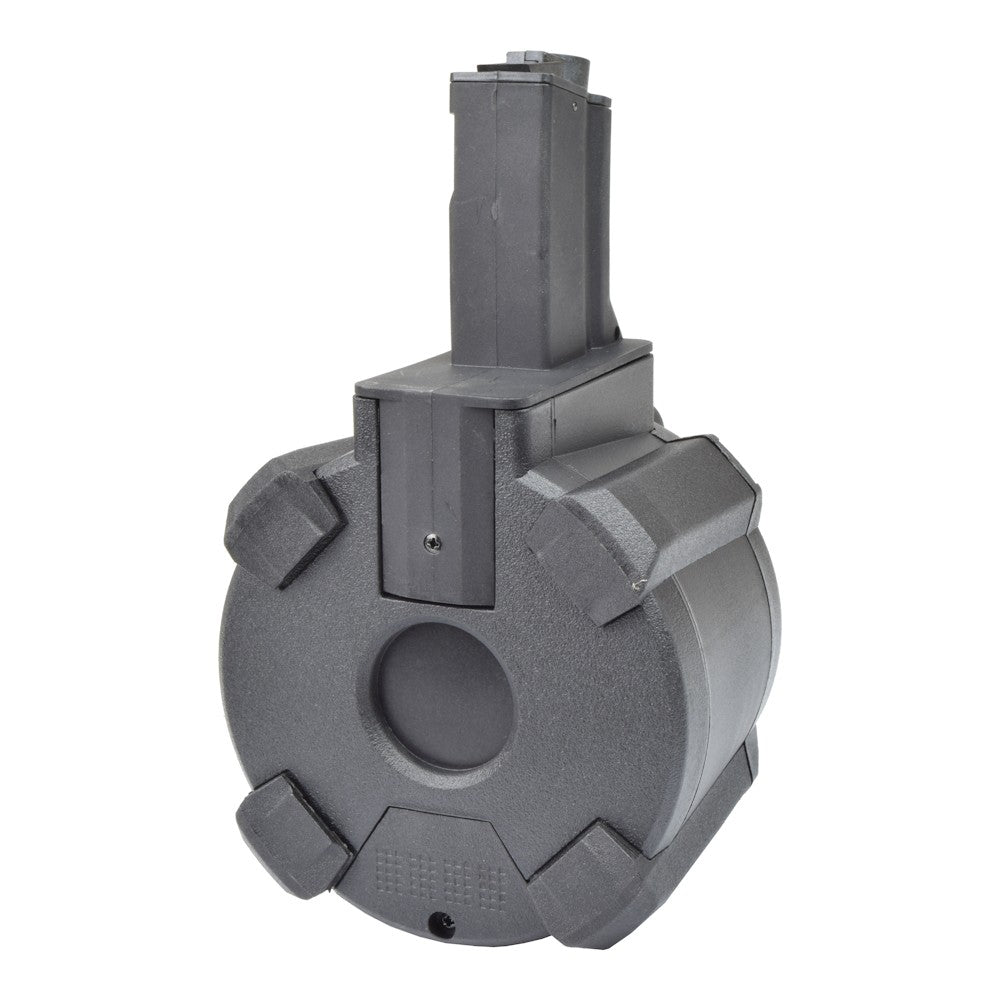 A&K CARICATORE DRUM  ELETTRICO 1200 COLPI PER SERIE MP5 NERO (B90-4C BK)