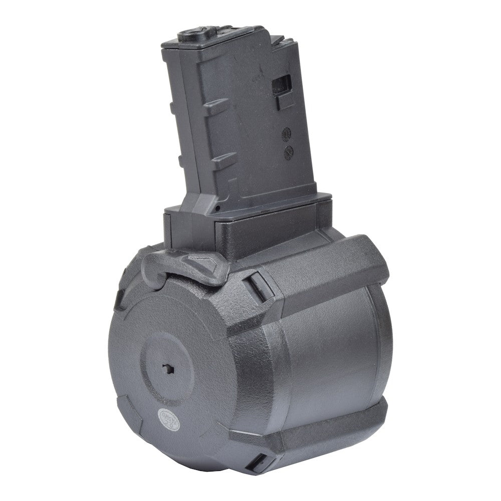 A&K CARICATORE DRUM ELETTRICO 1200 COLPI PER SERIE MASADA MSD NERO (B90-39A)