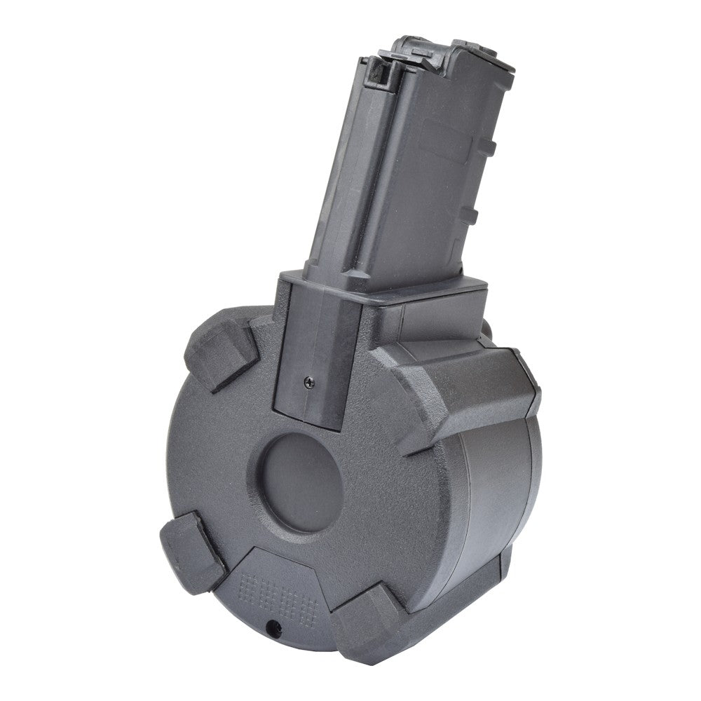 A&K CARICATORE DRUM ELETTRICO 1200 COLPI PER SERIE MASADA MSD NERO (B90-39A)