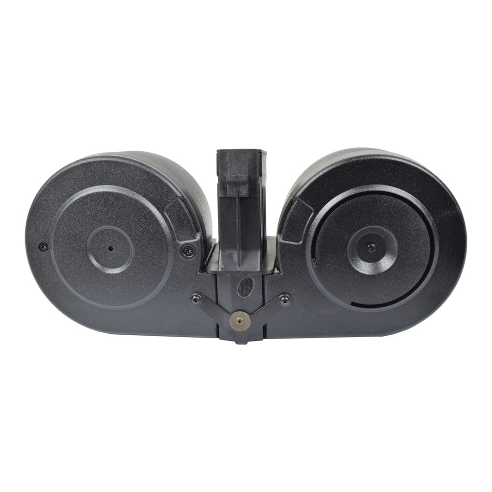 A&K CARICATORE ELETTRICO DRUM DOPPIO AK 2500 COLPI NERO (698-7B)