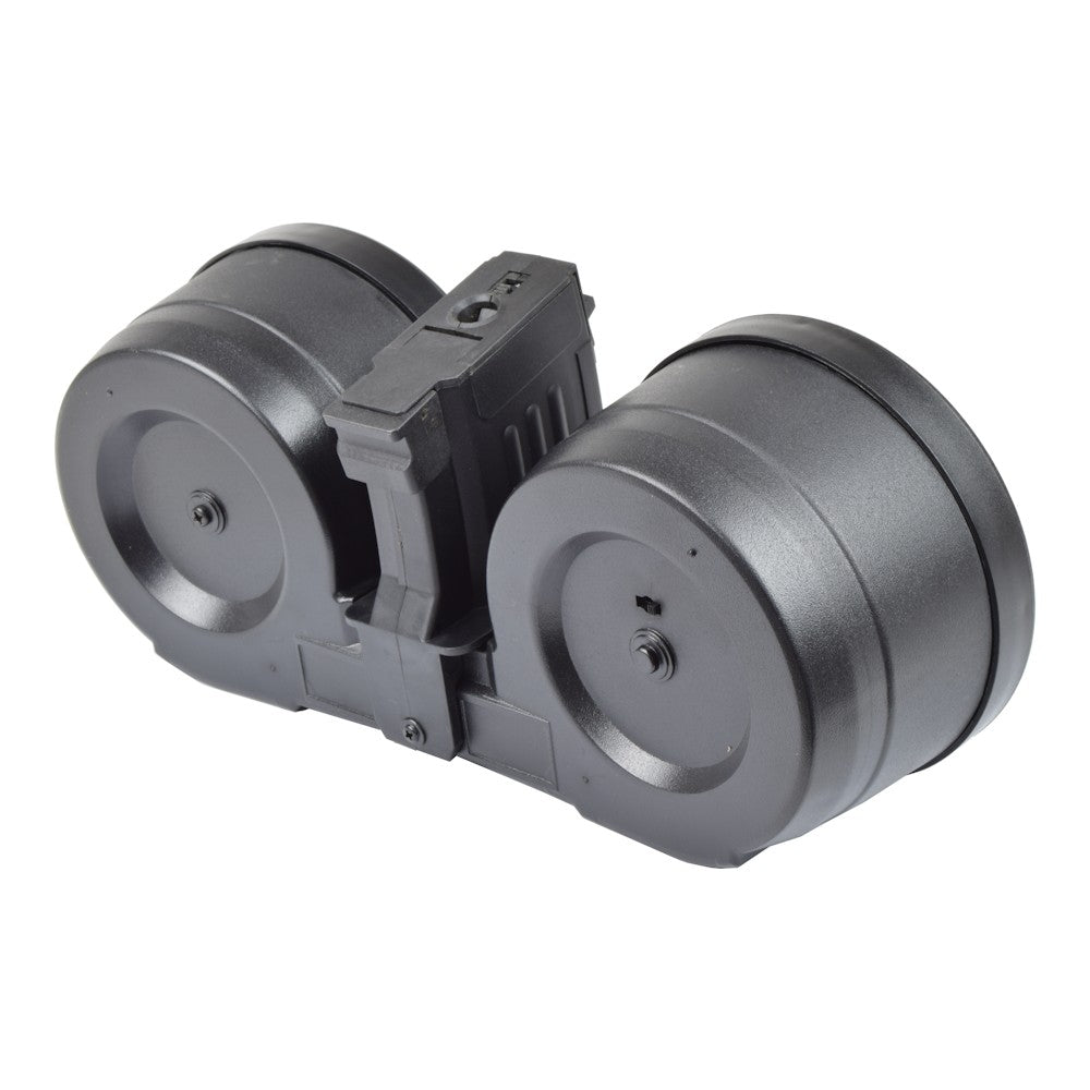 A&K CARICATORE ELETTRICO DRUM DOPPIO AK 2500 COLPI NERO (698-7B)