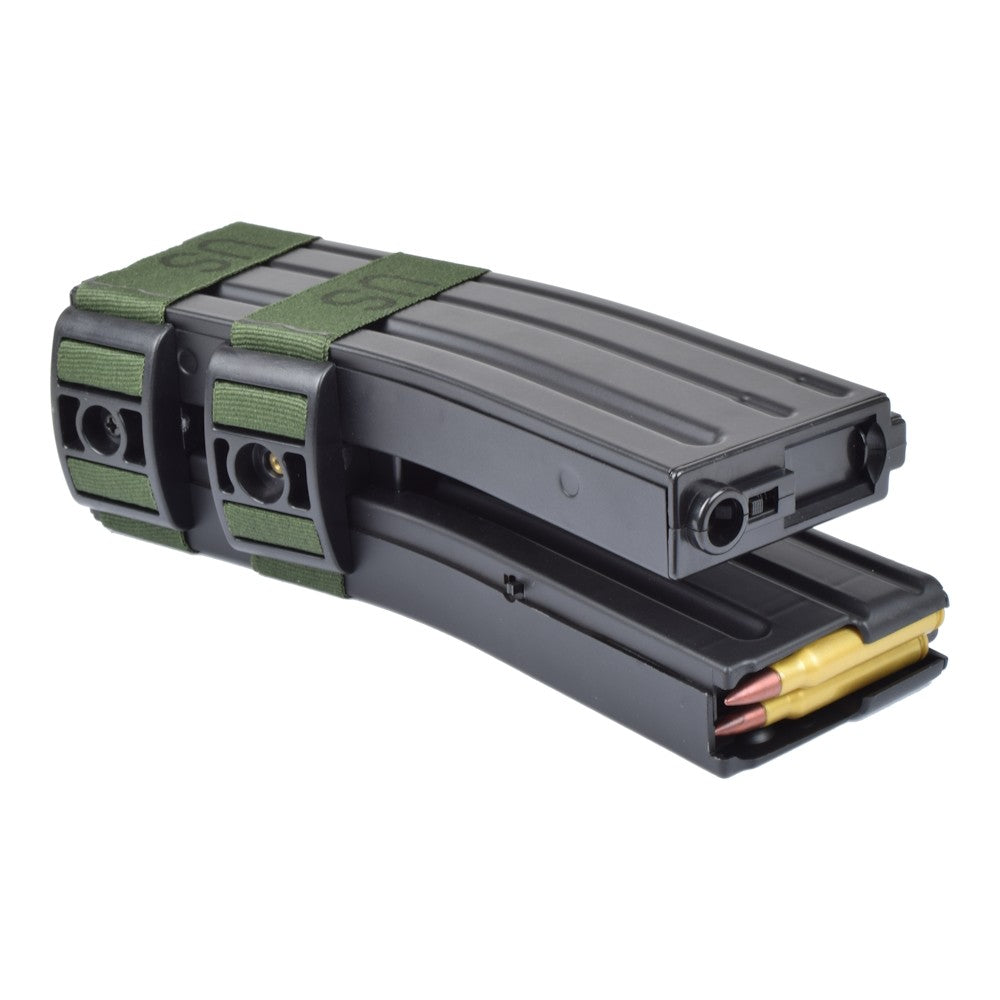 A&K CARICATORE ELETTRICO M4 1200 COLPI 2X CARICATORE ACCOPPIATO NERO (698-6CB)