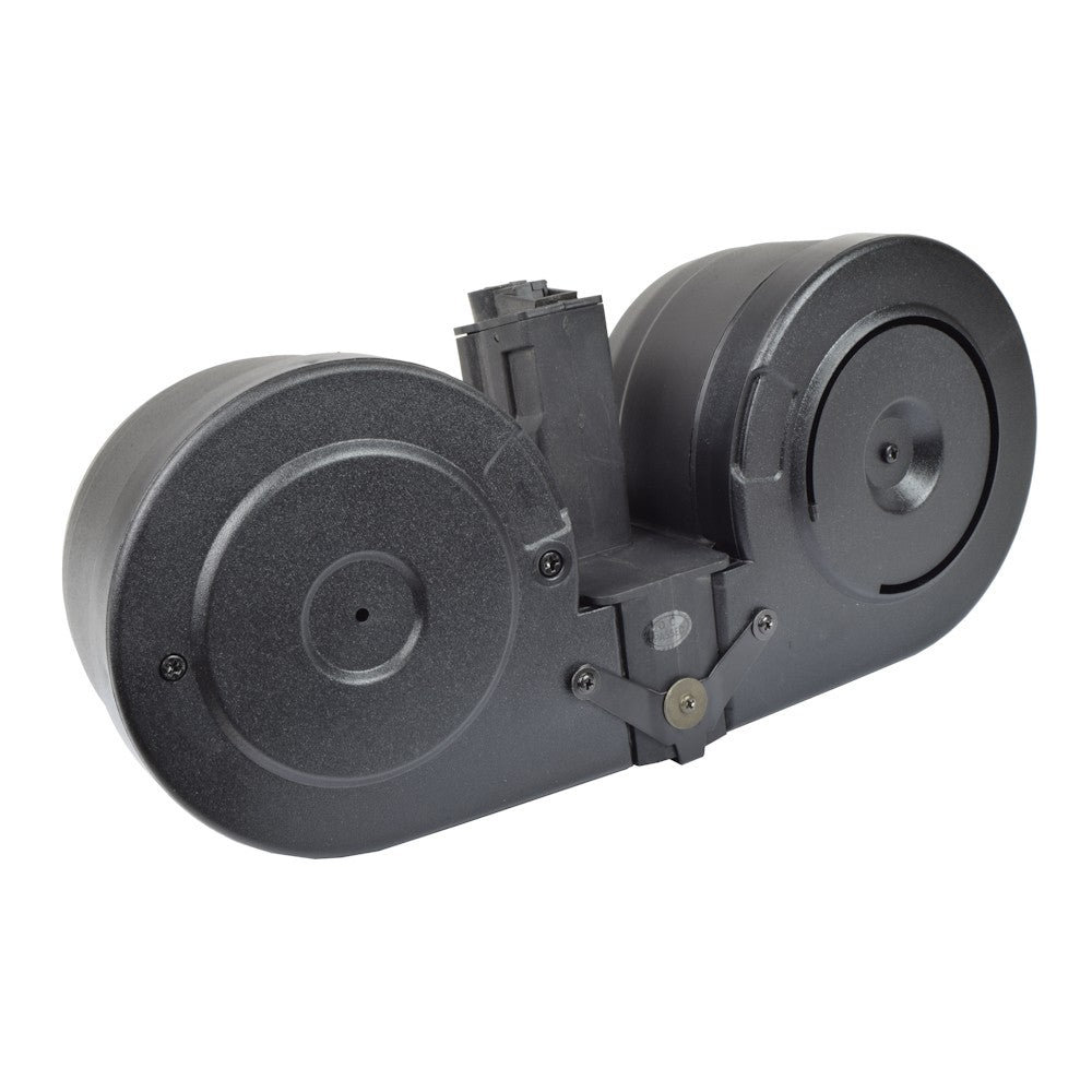 A&K CARICATORE ELETTRICO DRUM DOPPIO SERIE MP5 2500 COLPI NERO (698-8B)