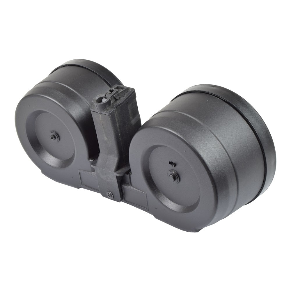 A&K CARICATORE ELETTRICO DRUM DOPPIO SERIE MP5 2500 COLPI NERO (698-8B)