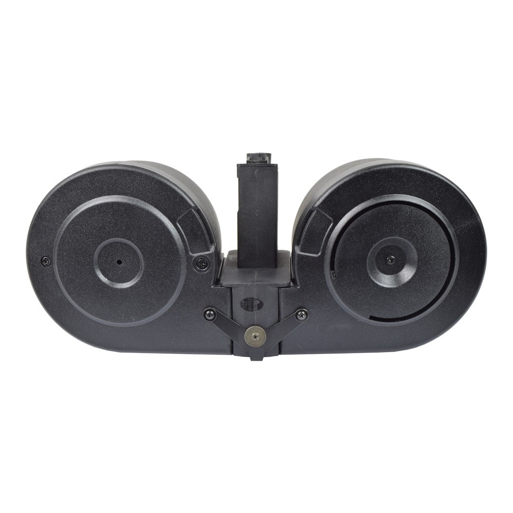 A&K CARICATORE ELETTRICO DRUM DOPPIO SERIE MP5 2500 COLPI NERO (698-8B)