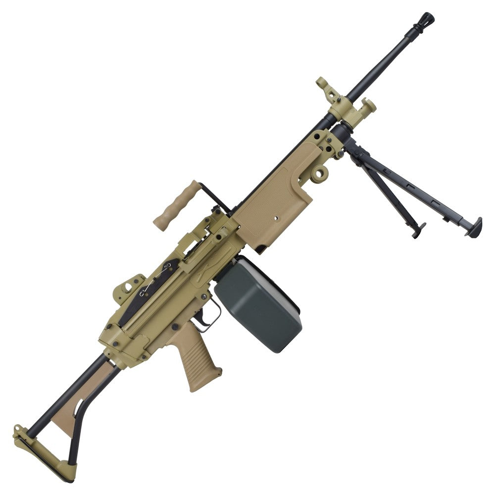 A&K FUCILE ELETTRICO MINIMI M249 MK1 METAL VERSION TAN DARK EARTH (M249-MK1T)