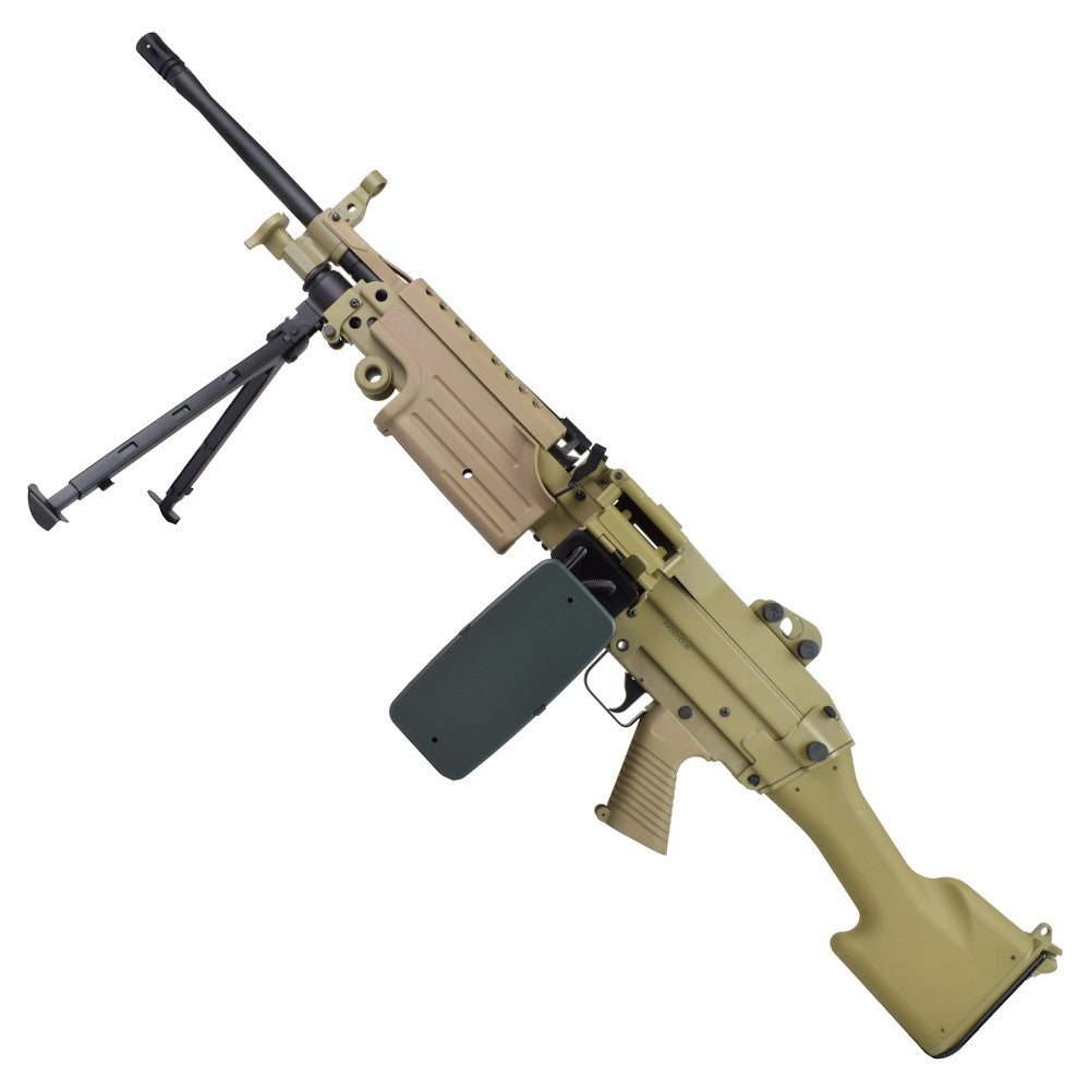 A&K FUCILE ELETTRICO MITRAGLIATRICE M249-MK2 METAL TAN VERSION DARK EARTH (M249-MK2T)