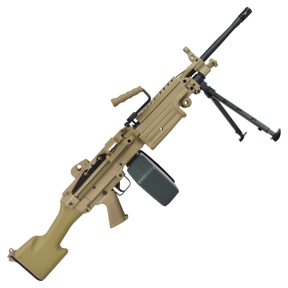 A&K FUCILE ELETTRICO MINIMI M249 MK2 IN POLIMERO DARK EARTH (M249-MK2PT)
