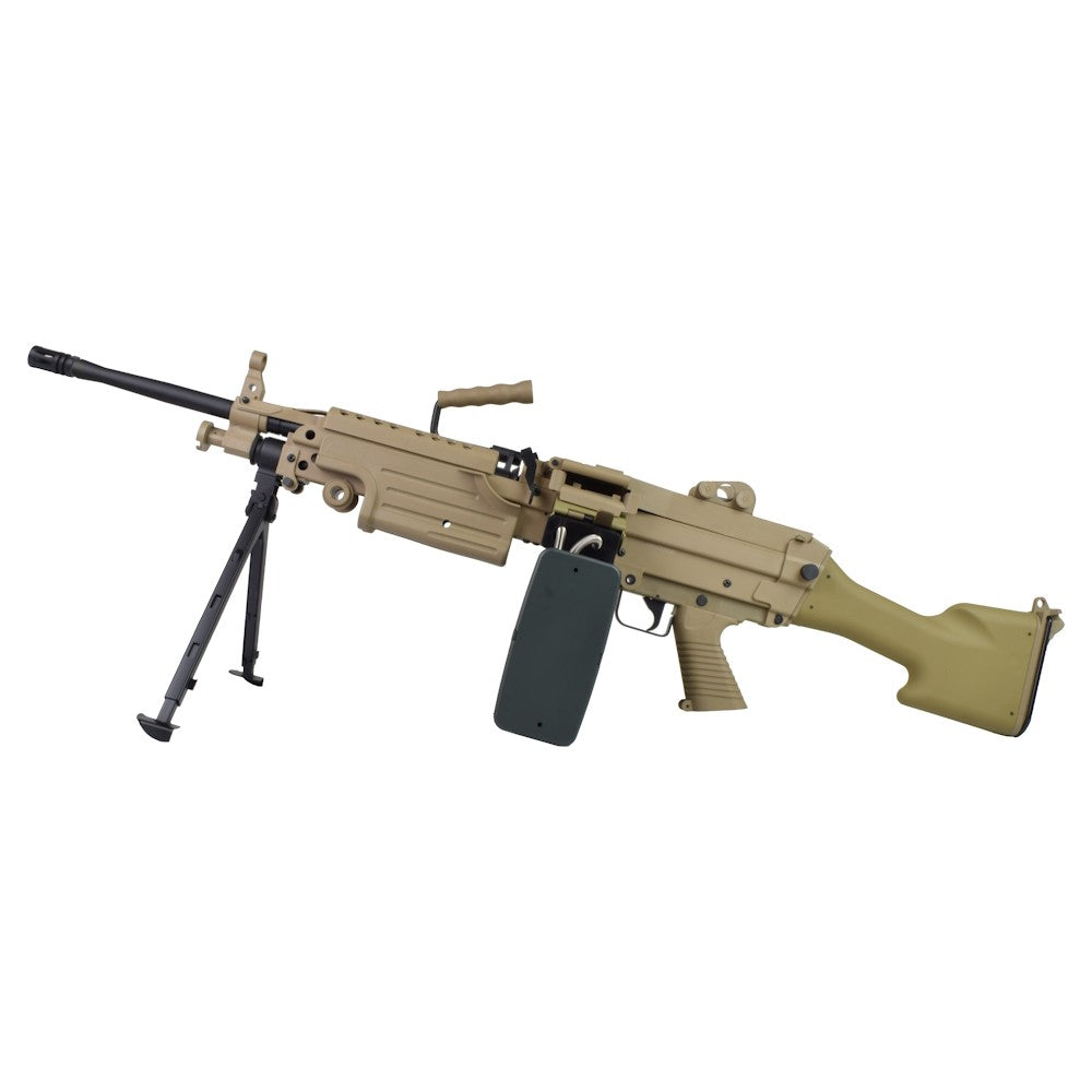 A&K FUCILE ELETTRICO MINIMI M249 MK2 IN POLIMERO DARK EARTH (M249-MK2PT)