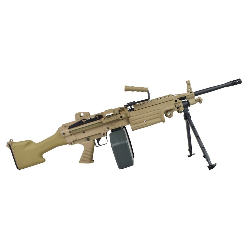 A&K FUCILE ELETTRICO MINIMI M249 MK2 IN POLIMERO DARK EARTH (M249-MK2PT)