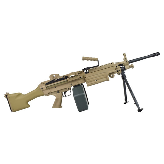 A&K FUCILE ELETTRICO MINIMI M249 MK2 IN POLIMERO DARK EARTH (M249-MK2PT)
