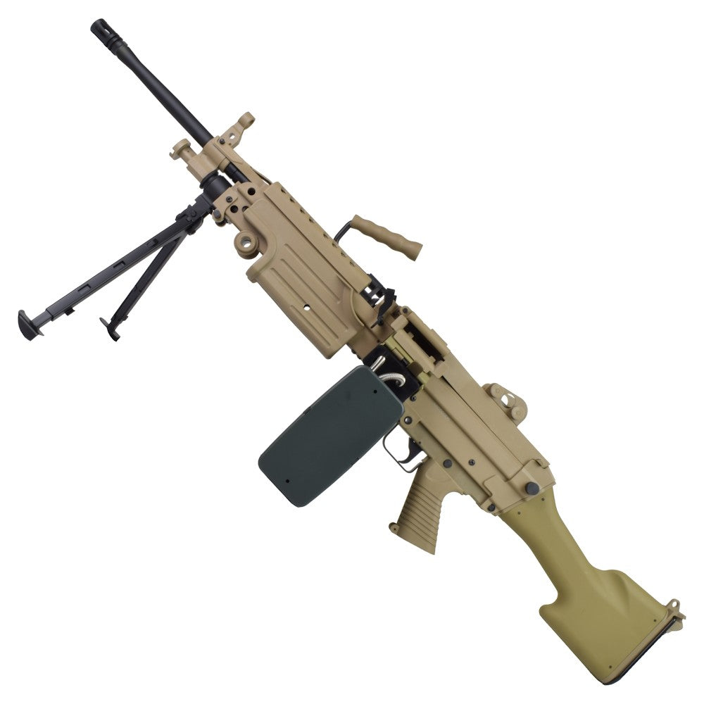 A&K FUCILE ELETTRICO MINIMI M249 MK2 IN POLIMERO DARK EARTH (M249-MK2PT)