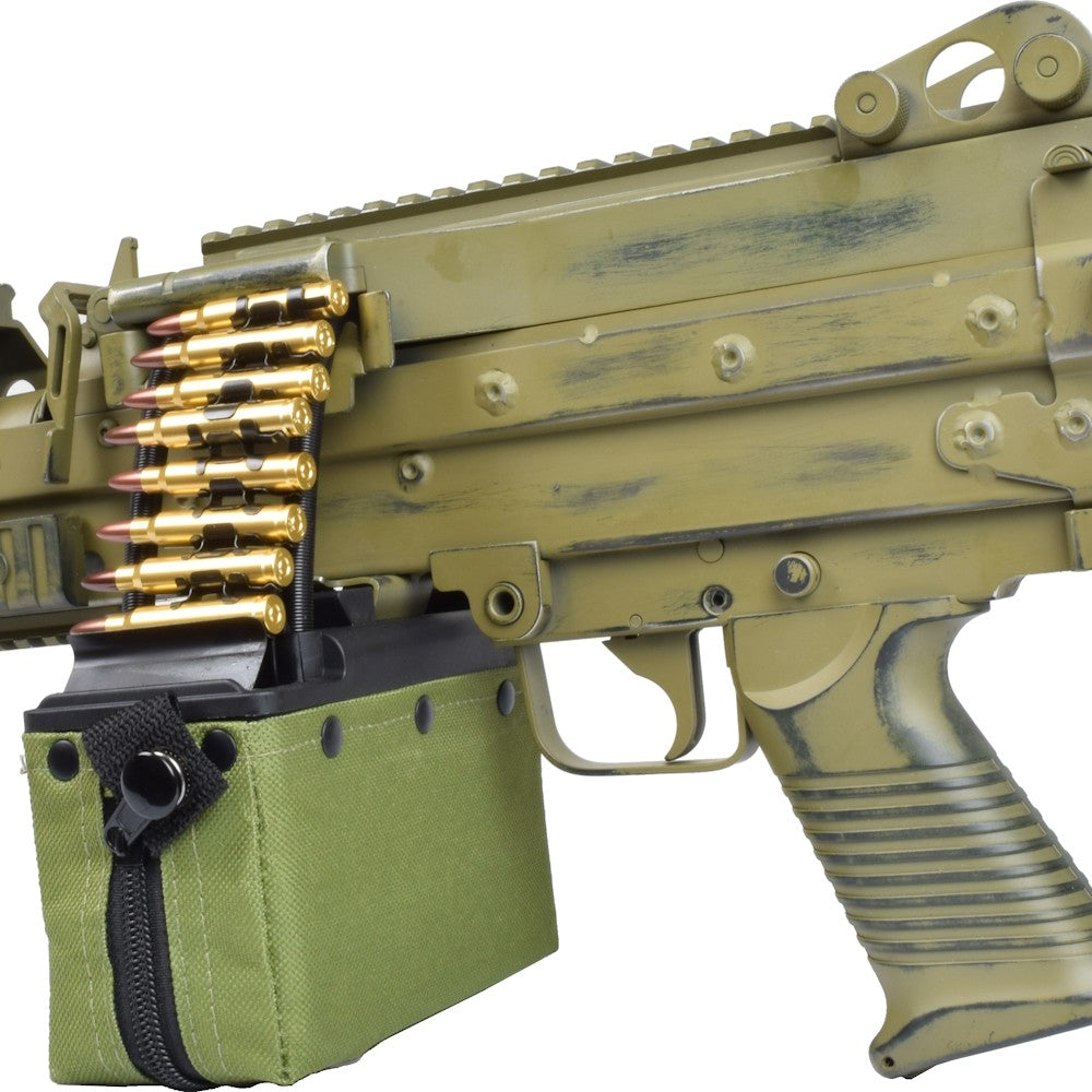 A&K FUCILE ELETTRICO ASG MITRAGLIATRICE MK46 EVO BATTLE WORN METAL TANDARK EARTH (MK46BWT)