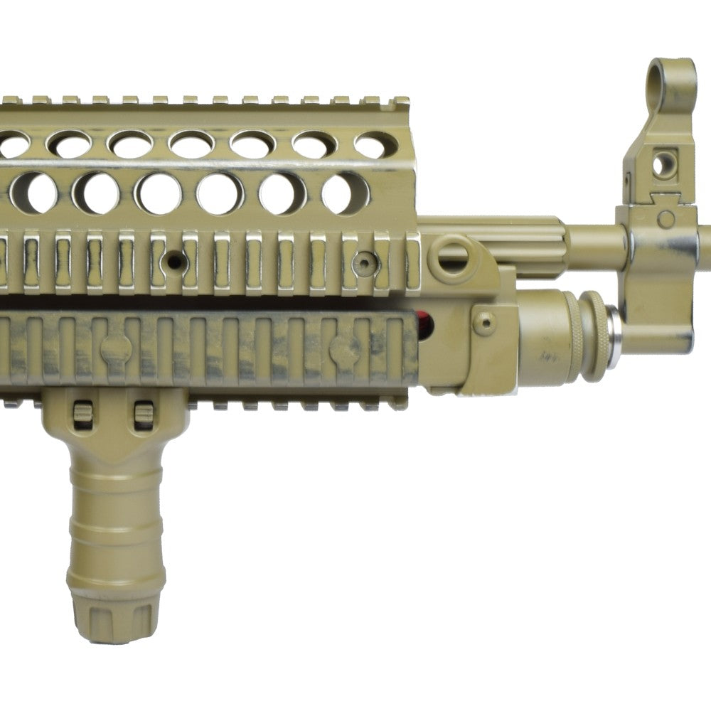 A&K FUCILE ELETTRICO ASG MITRAGLIATRICE MK46 EVO BATTLE WORN METAL TANDARK EARTH (MK46BWT)