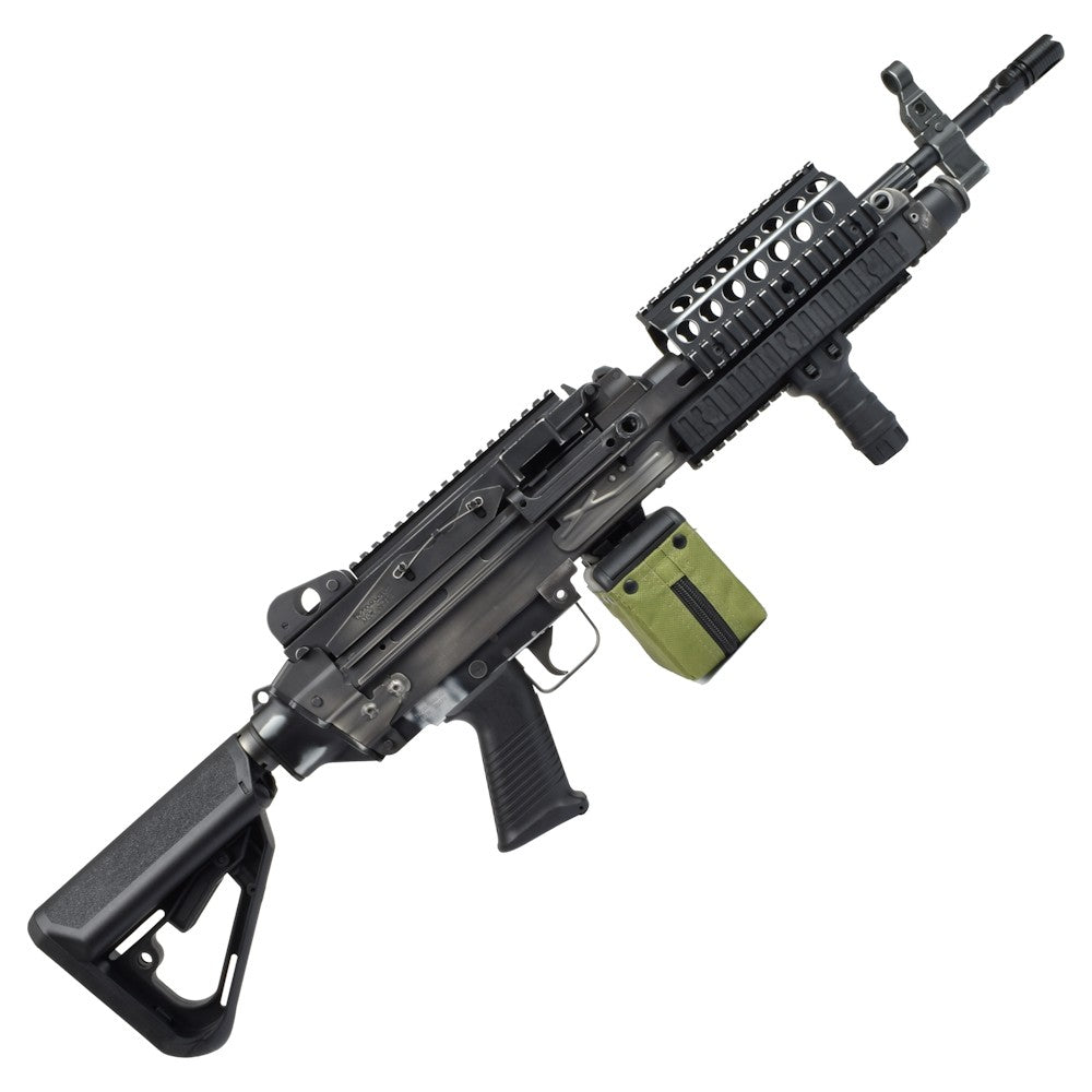 A&K FUCILE ELETTRICO ASG MITRAGLIATRICE MK46 EVO BATTLE WORN NERO (MK46BWB)