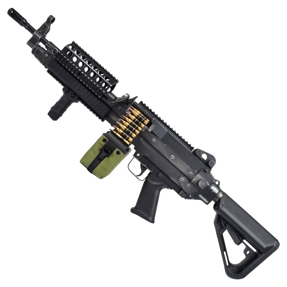 A&K FUCILE ELETTRICO ASG MITRAGLIATRICE MK46 EVO BATTLE WORN NERO (MK46BWB)