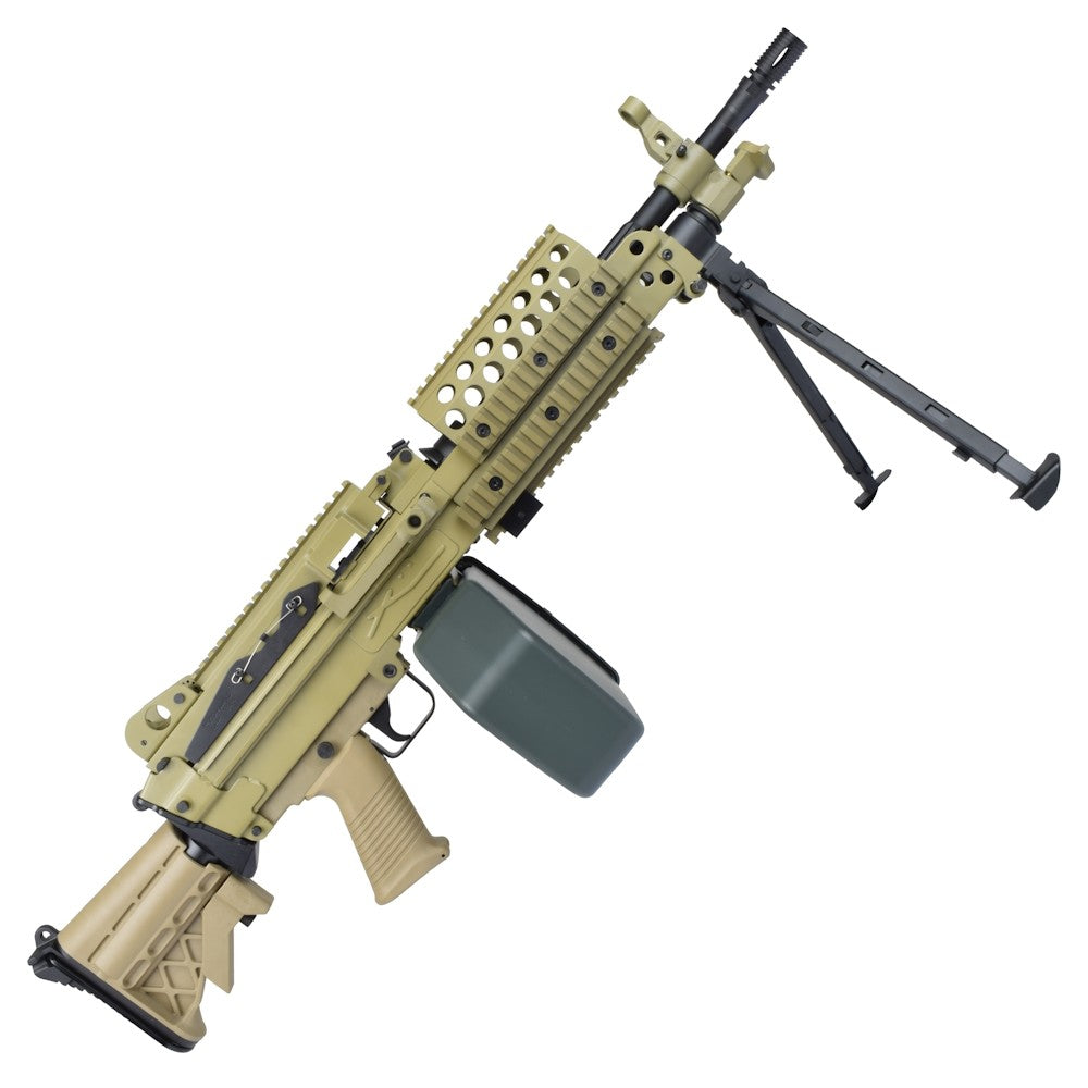 A&K FUCILE ELETTRICO ASG MINIMI MK46 SOF METAL VERSION TAN DARK EARTH (MK46T)