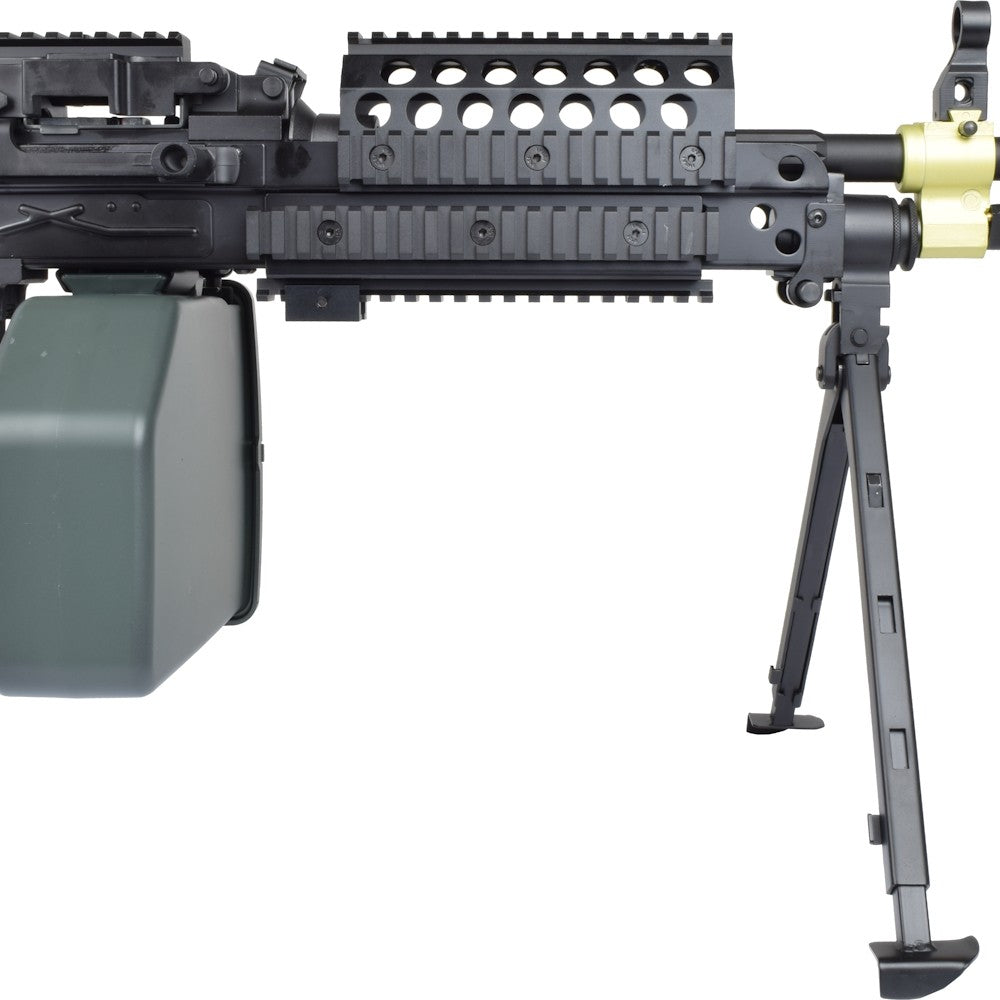 A&K FUCILE ELETTRICO ASG MITRAGLIATRICE SOF MK46 METAL VERSION NERO (MK46)
