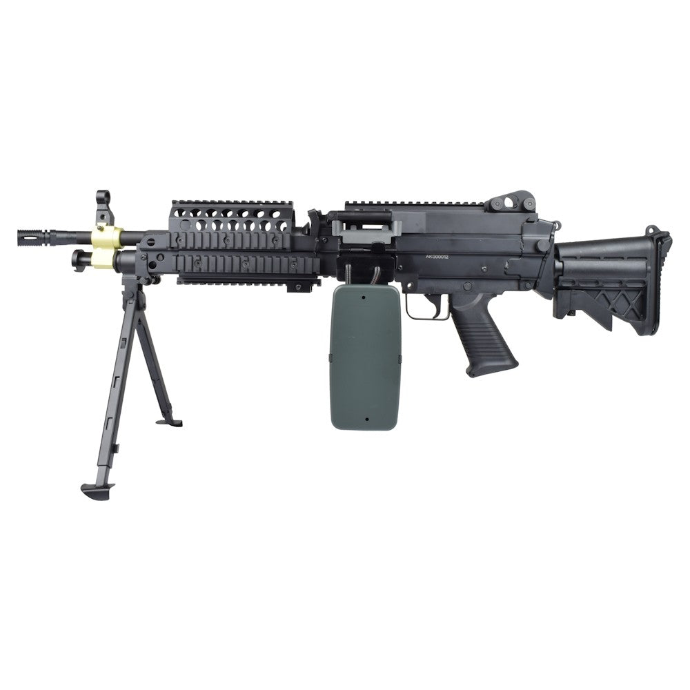 A&K FUCILE ELETTRICO ASG MITRAGLIATRICE SOF MK46 METAL VERSION NERO (MK46)
