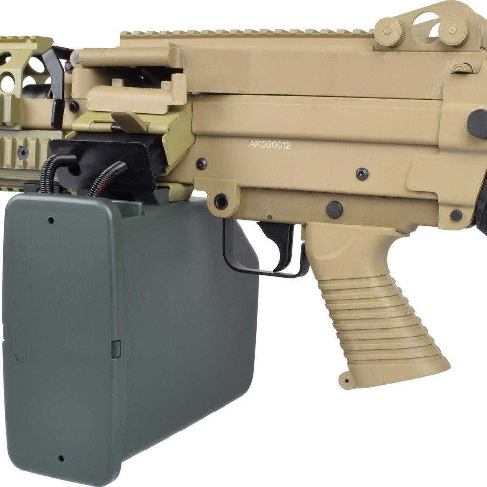 A&K FUCILE ELETTRICO ASG MITRAGLIATRICE LEGGERA MK46 IN POLIMERO TAN DARK EARTH (MK46PT)