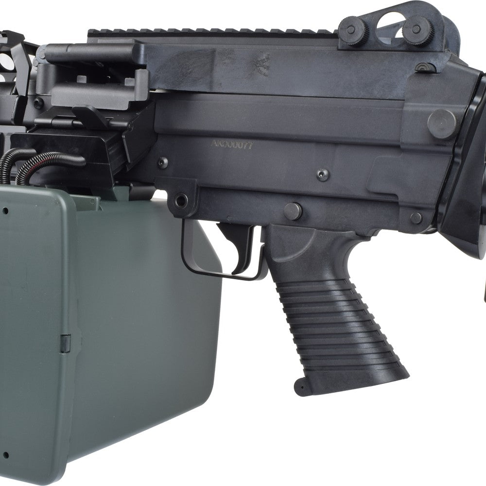 A&K FUCILE ELETTRICO ASG MITRAGLIATRICE LEGGERA MK46 IN POLIMERO NERO (MK46P)