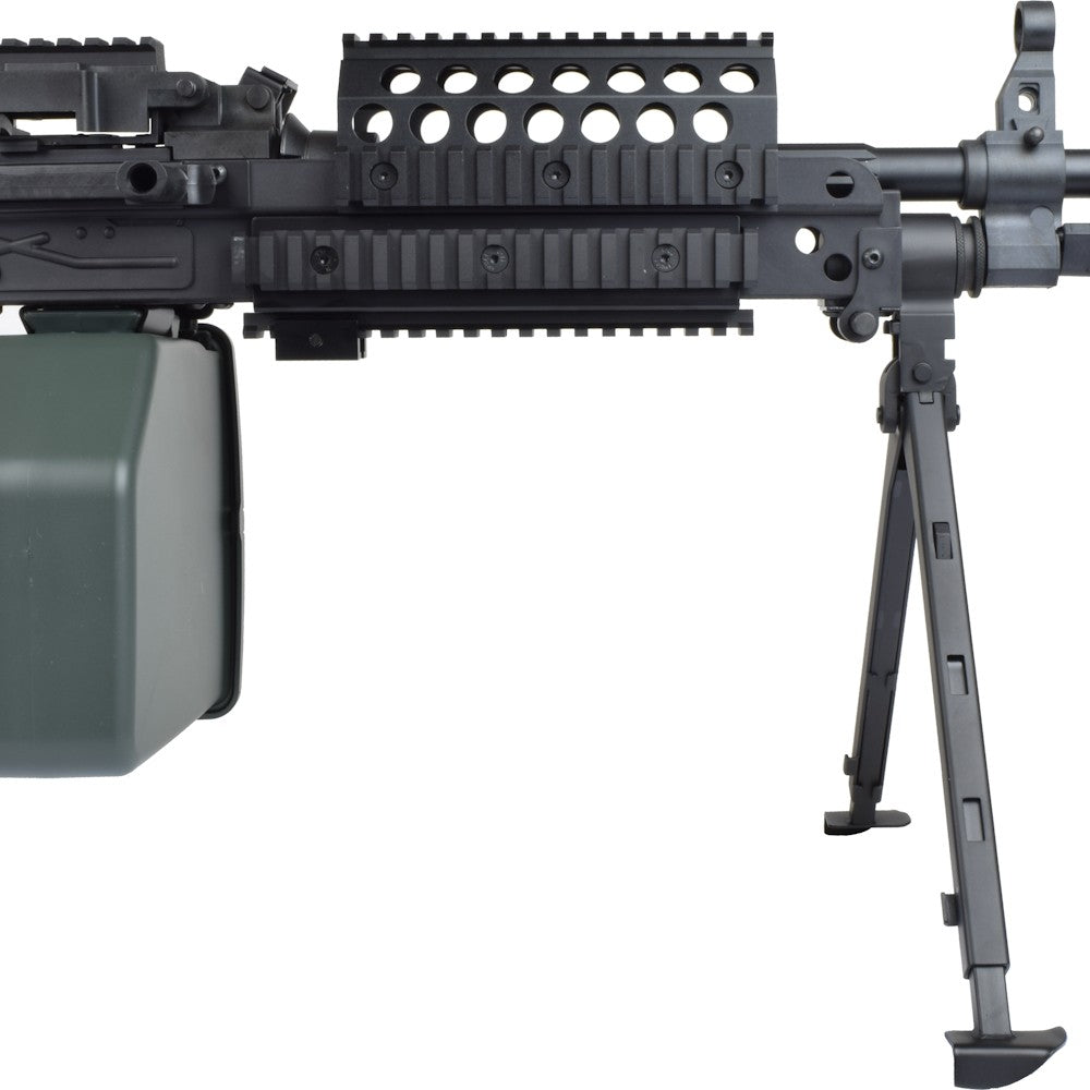 A&K FUCILE ELETTRICO ASG MITRAGLIATRICE LEGGERA MK46 IN POLIMERO NERO (MK46P)