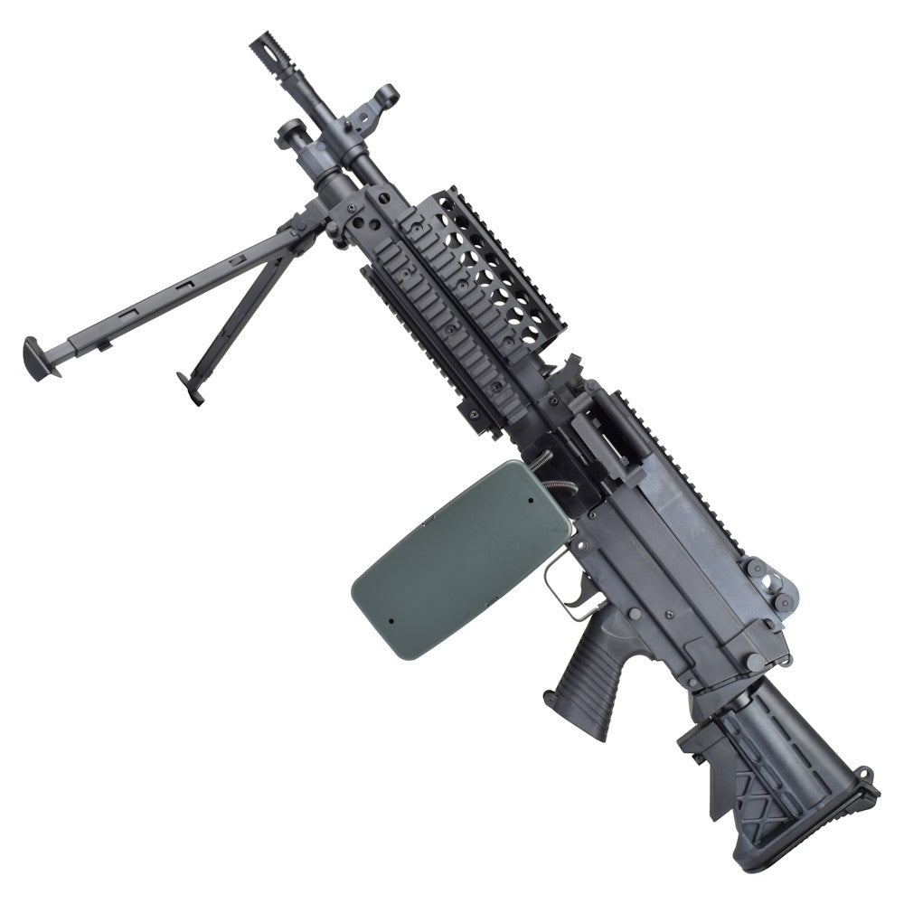 A&K FUCILE ELETTRICO ASG MITRAGLIATRICE LEGGERA MK46 IN POLIMERO NERO (MK46P)