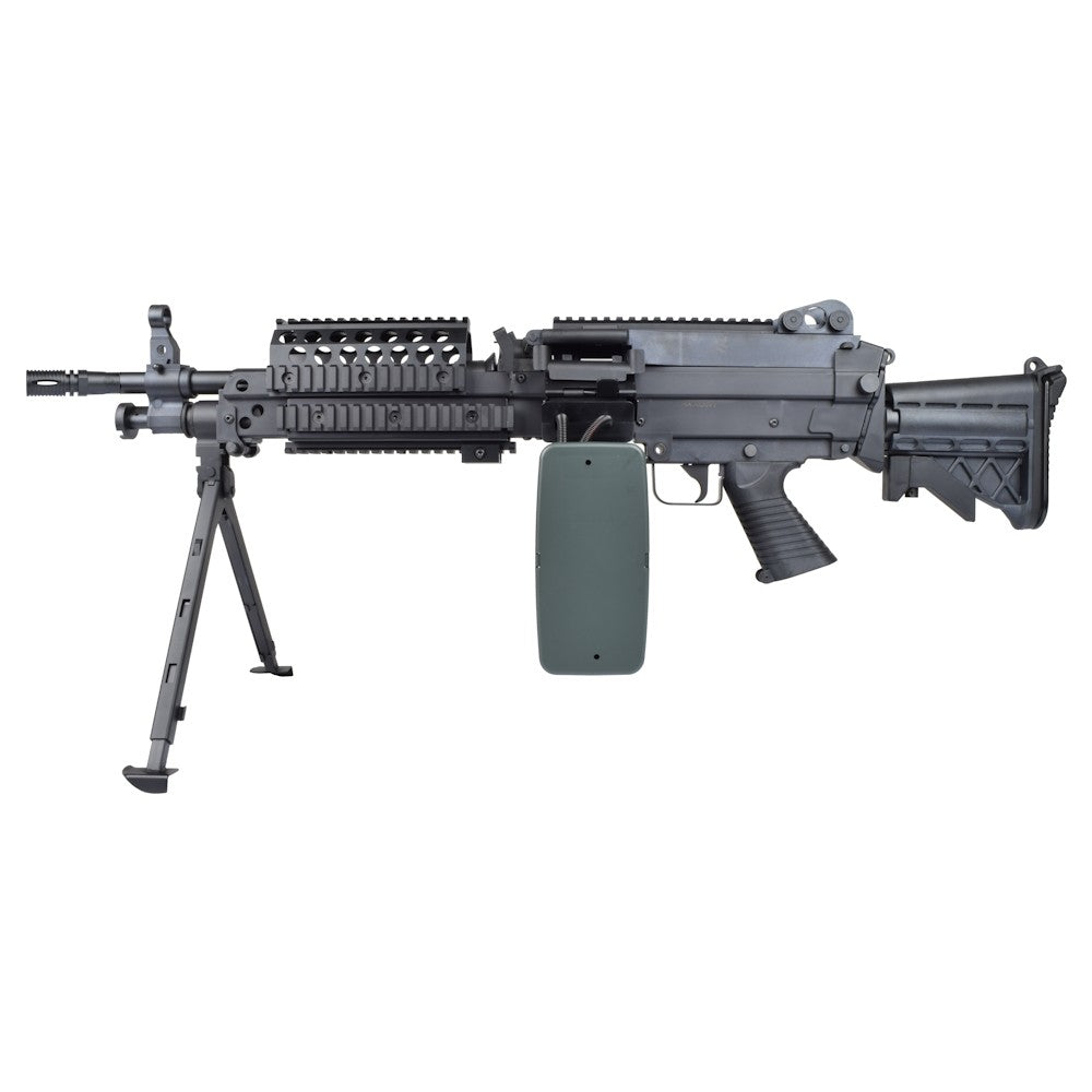 A&K FUCILE ELETTRICO ASG MITRAGLIATRICE LEGGERA MK46 IN POLIMERO NERO (MK46P)