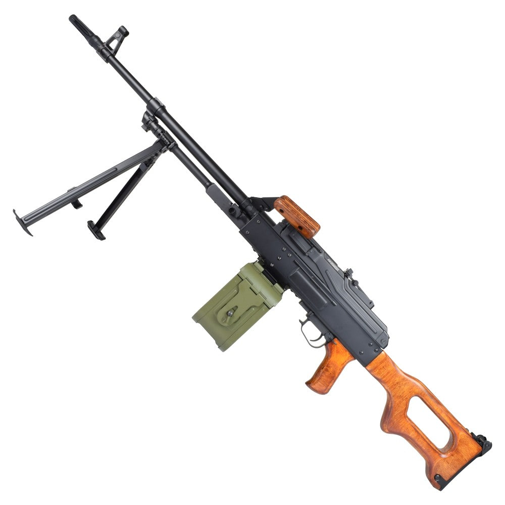 A&K FUCILE ELETTRICO MITRAGLIATRICE LEGGERA RUSSA PKM IN VERO LEGNO (PKM-W)