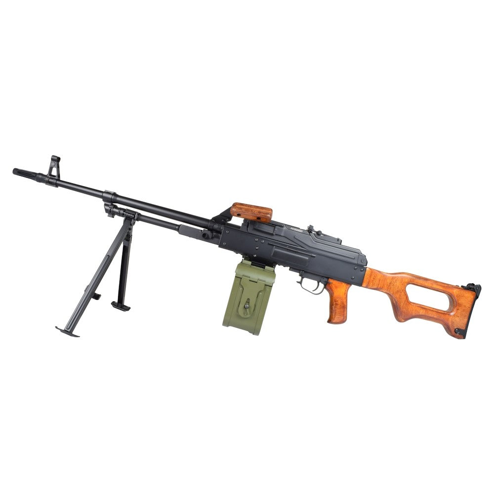 A&K FUCILE ELETTRICO MITRAGLIATRICE LEGGERA RUSSA PKM IN VERO LEGNO (PKM-W)