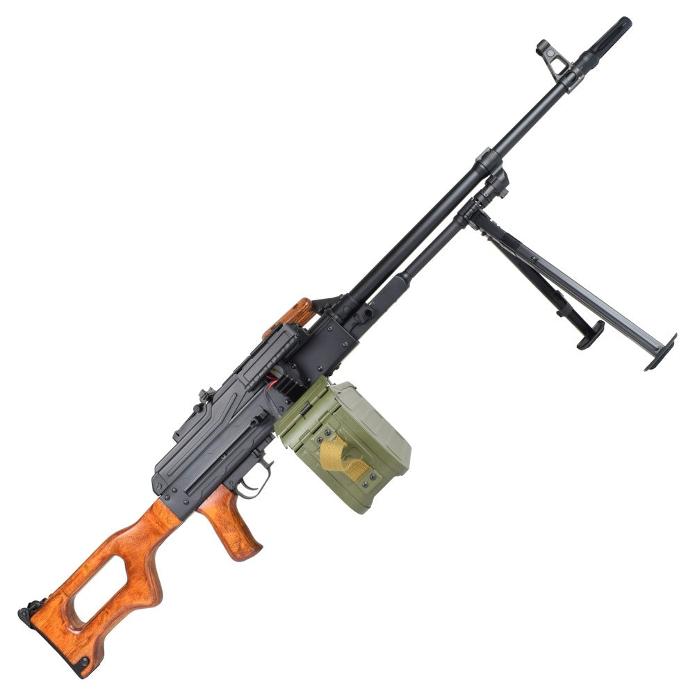 A&K FUCILE ELETTRICO MITRAGLIATRICE LEGGERA RUSSA PKM IN VERO LEGNO (PKM-W)