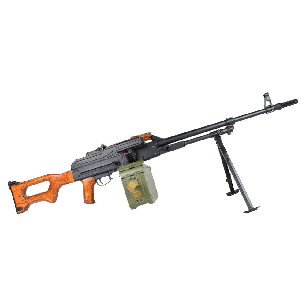 A&K FUCILE ELETTRICO MITRAGLIATRICE LEGGERA RUSSA PKM IN VERO LEGNO (PKM-W)