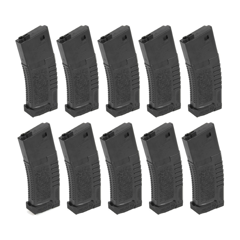 AMOEBA BOX 10 CARICATORI MONOFILARI MID-CAP 140 bb PER M4 NERI (AR-CARAM140BOX)
