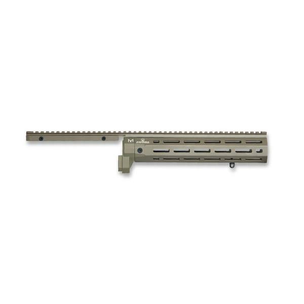 AMOEBA PARAMANO 11" M-LOK IN ALLUMINIO PER SNIPER STRIKER DARK EARTH (AR-HG02T)