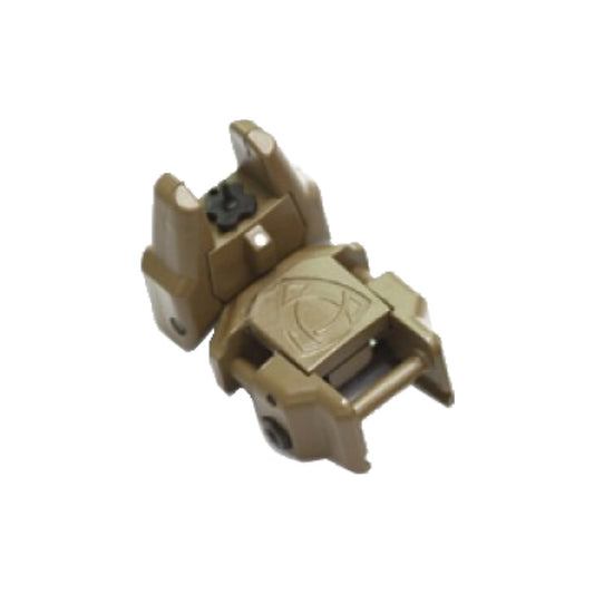 APS TACCA DI MIRA FRONTALE FLIPUP RHINO IN POLIMERO TAN DARK EARTH (APS-GG038D)