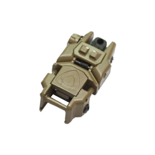 APS TACCA DI MIRA POSTERIORE FLIPUP RHINO IN POLIMERO TAN DARK EARTH (APS-GG039D)