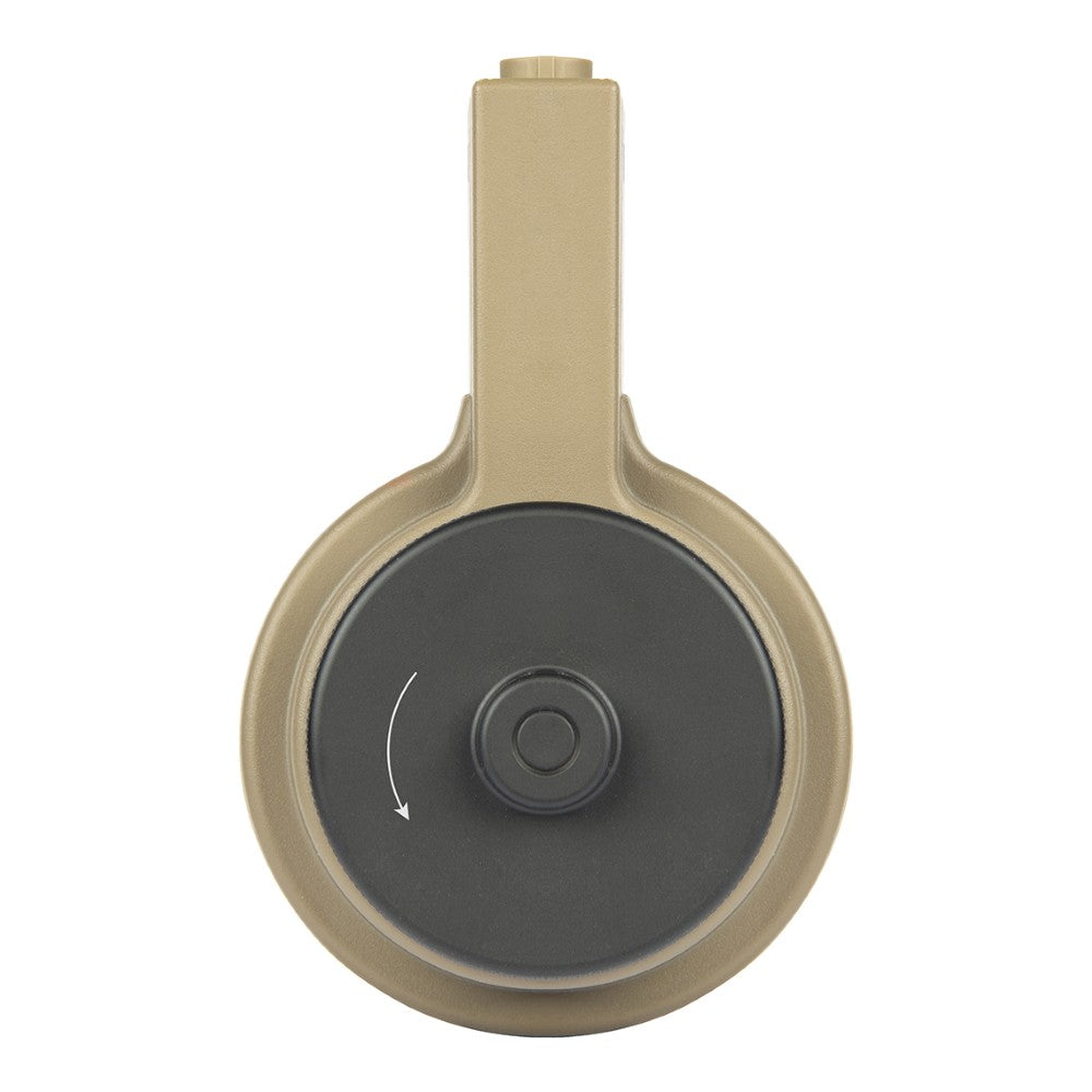 ARES CARICATORE DRUM 2150 COLPI PER M4 TAN DARK EARTH (AR-MAG044)