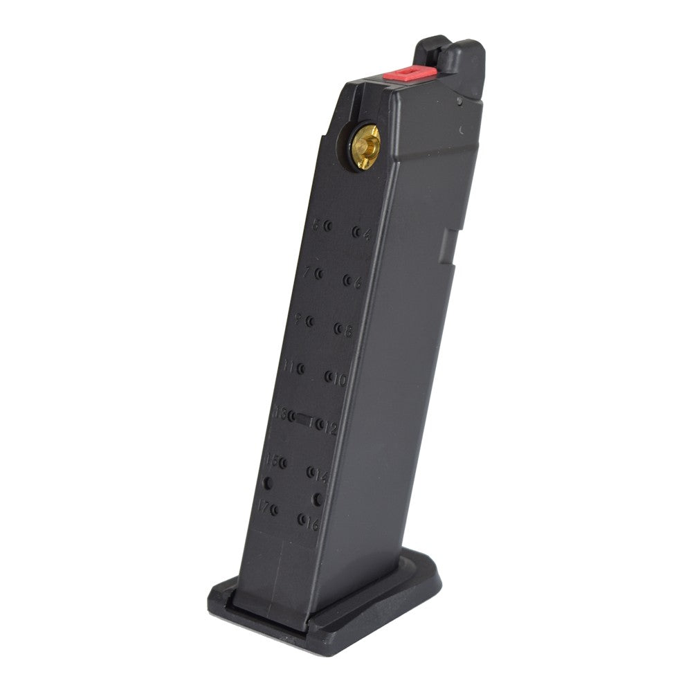 AW CUSTOM CARICATORE A CO2 25 COLPI PER PISTOLA HEX-CUT NERO (AW-VXMC01)