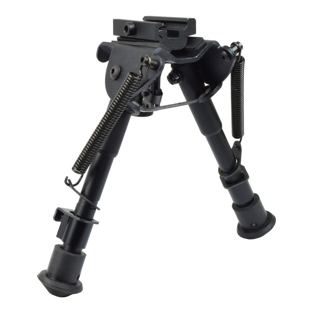 BATTLEAXE BIPIEDE PIEGHEVOLE ED ALLUNGABILE IN METALLO PER SNIPER ATTACCO RAIL NERO (01-1)