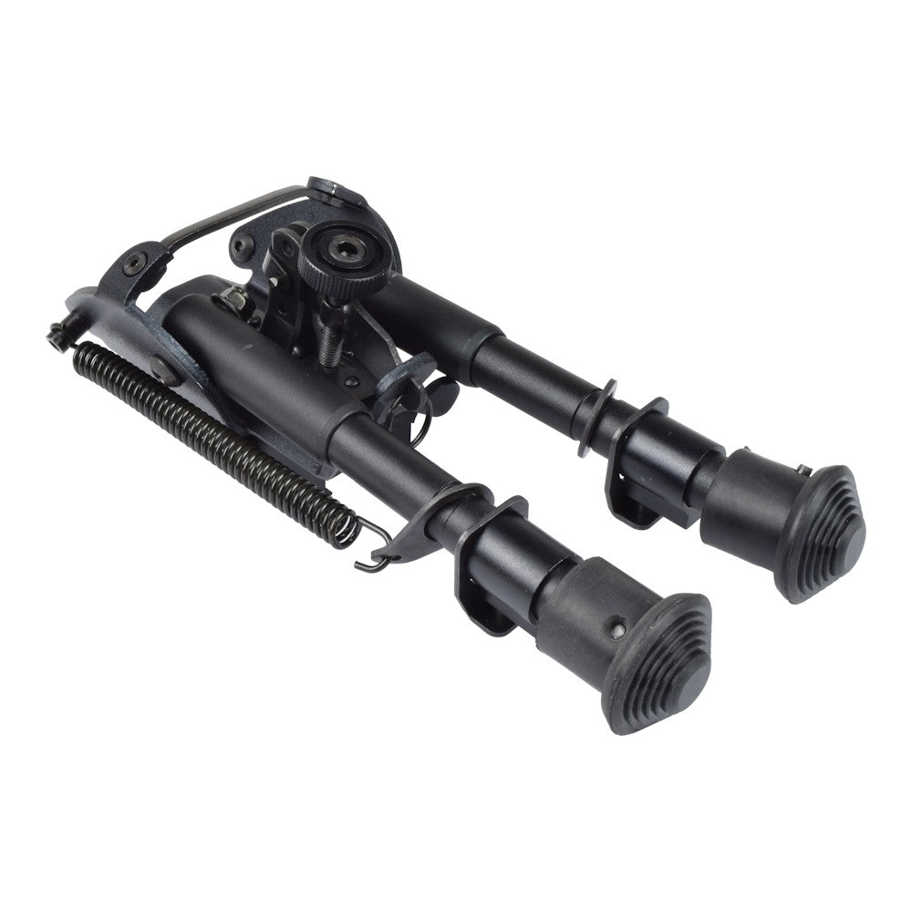 BATTLEAXE BIPIEDE PIEGHEVOLE ED ALLUNGABILE IN METALLO PER SNIPER ATTACCO RAIL NERO (01-1)