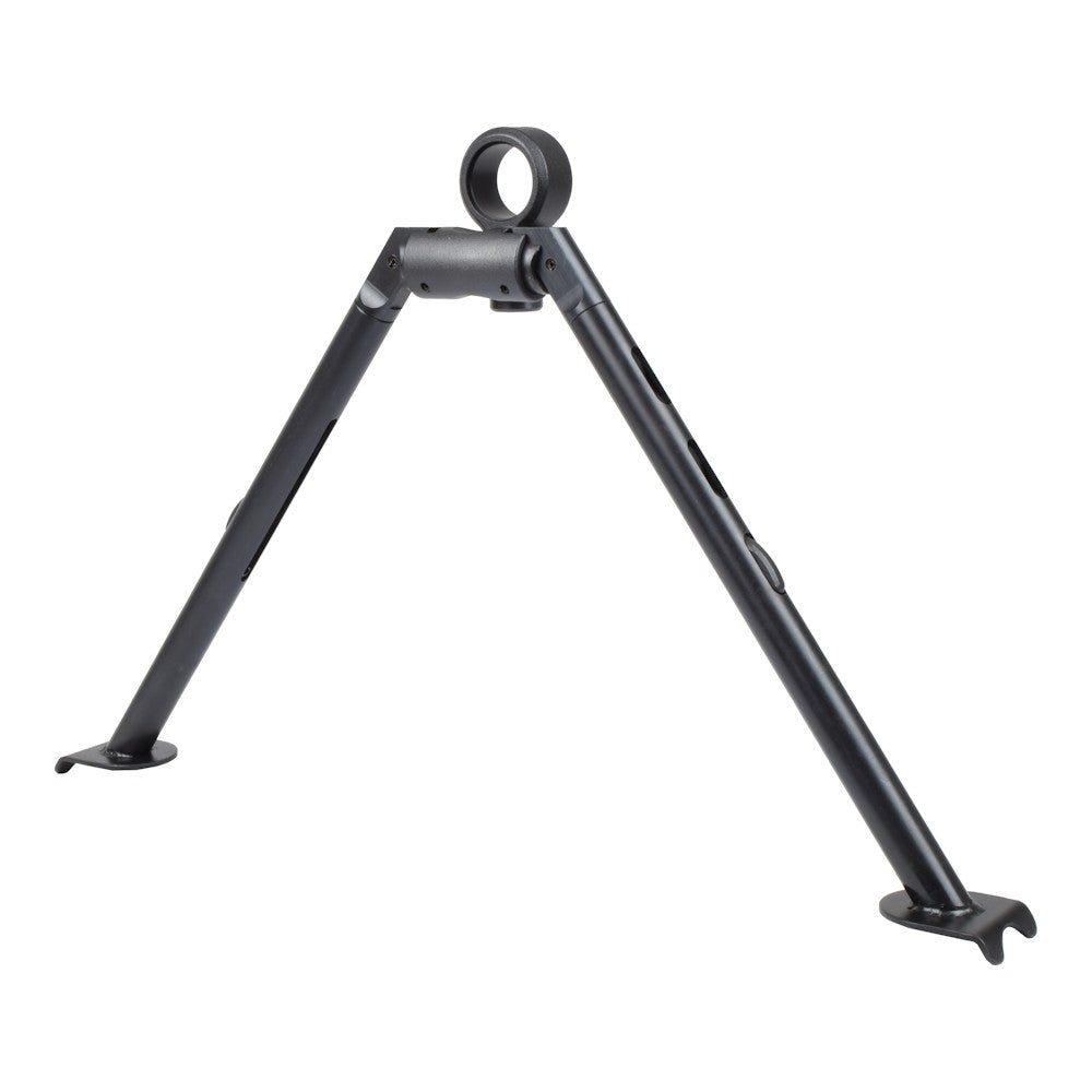BATTLEAXE BIPIEDE PIEGHEVOLE ED ESTENSIBILE PER SERIE LMG MITRAGGLIATRICE MINIMI M249 NERO (01-6A)