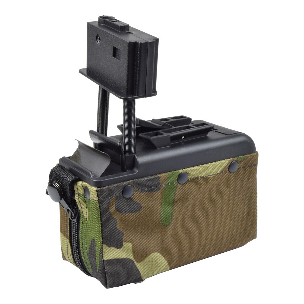 BATTLEAXE CARICATORE ELETTRICO 2000 COLPI PER MITRAGLIATRICE M249 WOODLAND (D249MC)