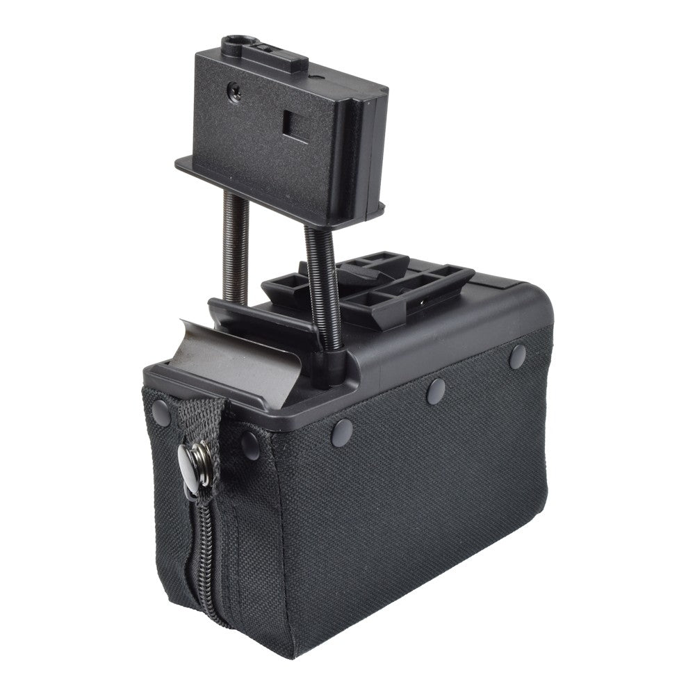 BATTLEAXE CARICATORE ELETTRICO 2000 COLPI PER MITRAGLIATRICE M249 NERO (D249BK)