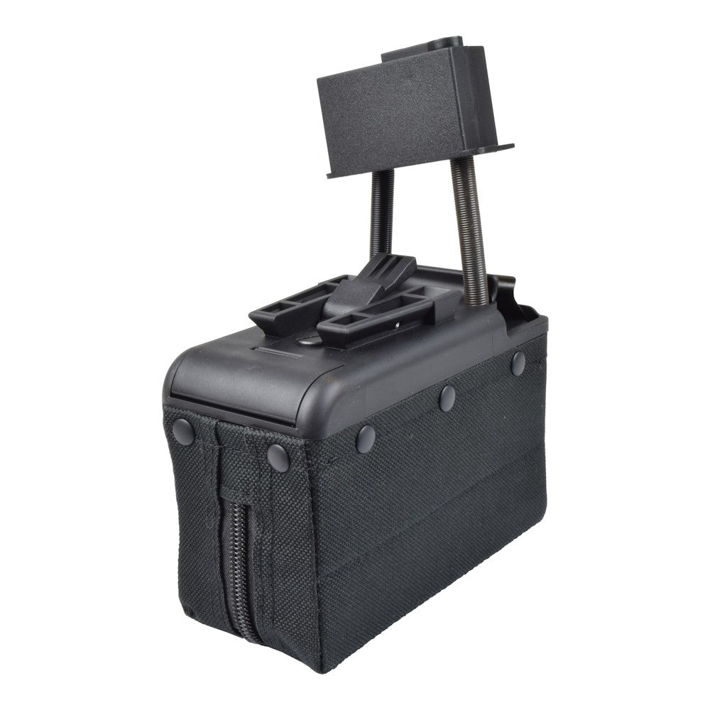 BATTLEAXE CARICATORE ELETTRICO 2000 COLPI PER MITRAGLIATRICE M249 NERO (D249BK)