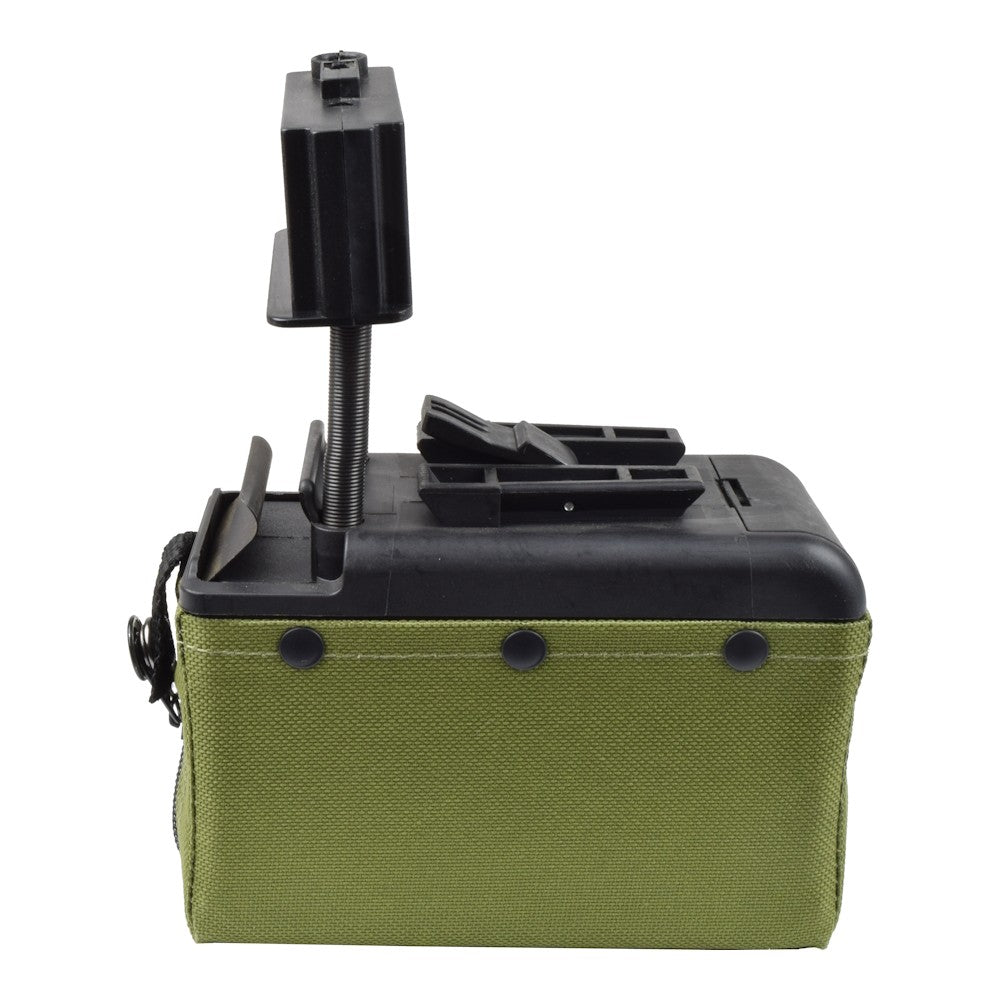 BATTLEAXE CARICATORE ELETTRICO 2000 COLPI PER MITRAGLIATRICE M249 OLIVE DRAB (D249OD)
