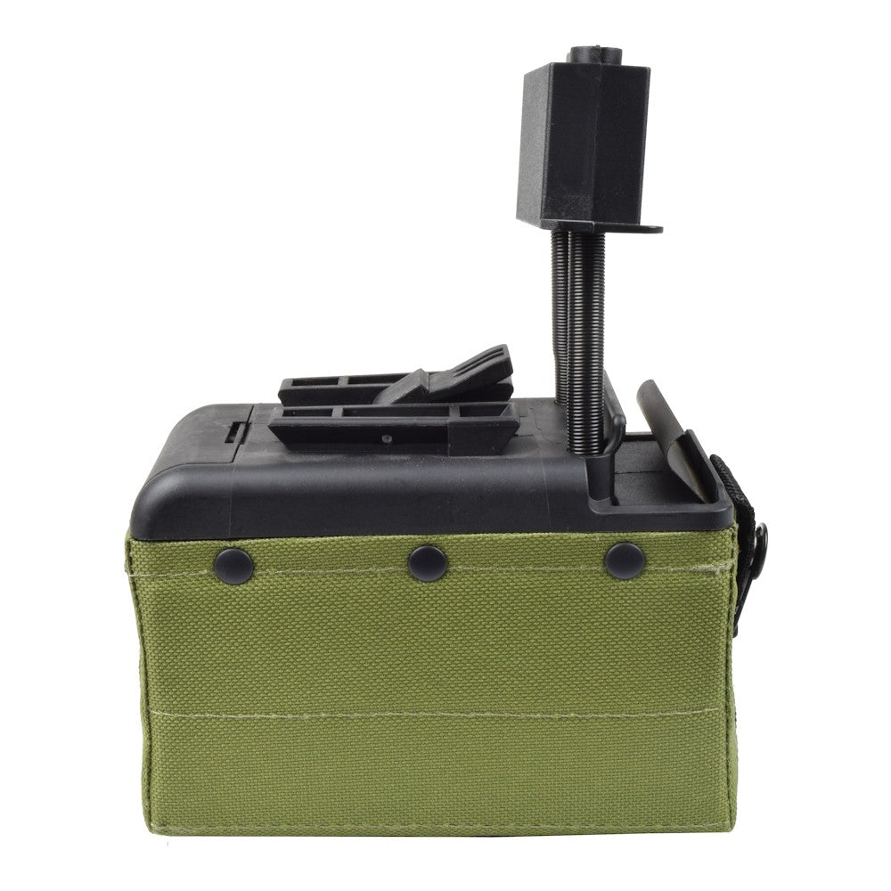 BATTLEAXE CARICATORE ELETTRICO 2000 COLPI PER MITRAGLIATRICE M249 OLIVE DRAB (D249OD)