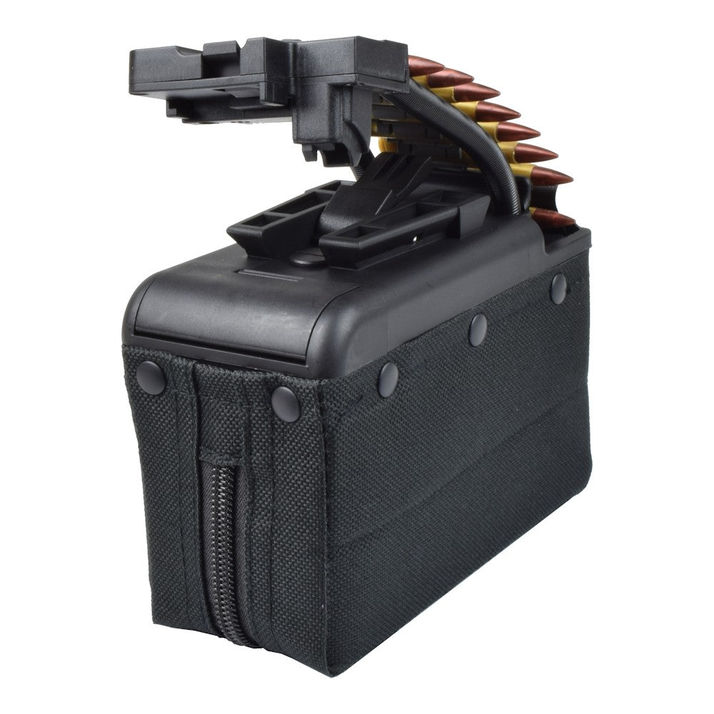 BATTLEAXE CARICATORE ELETTRICO 2000 COLPI PER MK46 MINIMI A&K NERO (MINIMI DRUM BK)