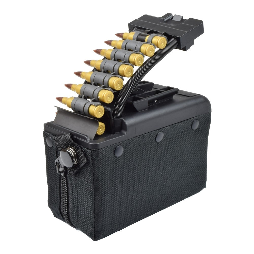 BATTLEAXE CARICATORE ELETTRICO 2000 COLPI PER MK46 MINIMI A&K NERO (MINIMI DRUM BK)