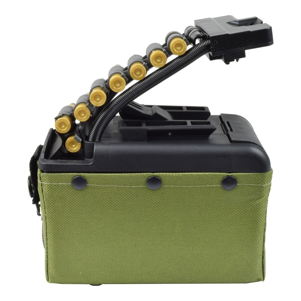 BATTLEAXE CARICATORE ELETTRICO 2000 COLPI PER MK46 MINIMI A&K OLIVE DRAB (MINIMI DRUM OD)